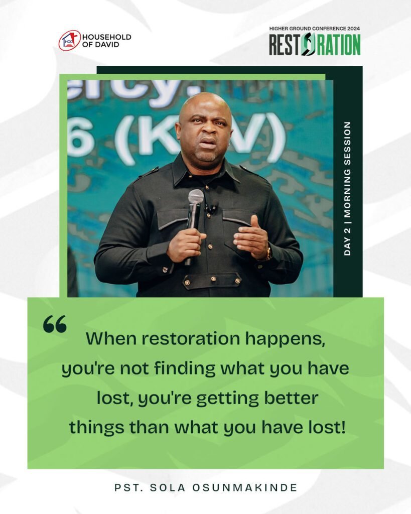 Higher Ground Conference Day 2 Pastor Sola's Quotes